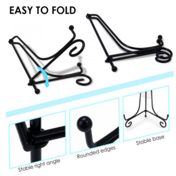 iron plate display easel holders