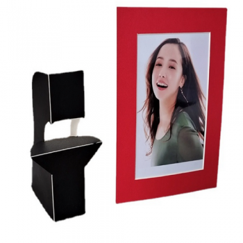 double wing photo frame support bracket 