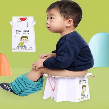 emergency disposable travel potty with liner