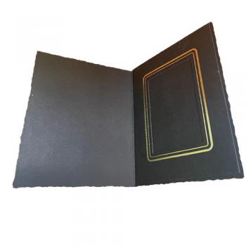 black color paper photo folders