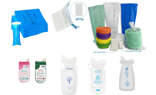  emergency urine bags&vomit bags