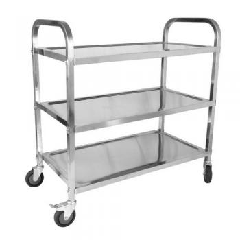 Stainless Steel Food Collecting Trolley cart for catering 